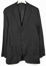 Gant Blazer Herren (Eu) 50 100% Leinen Einreihig Kerbe Revers Halb Gefüttert