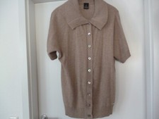 Madeleine 100% Kaschmir Cashmere Cardigan Strickjacke camel beige Gr. 40 / 42