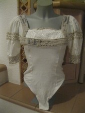 Trachtenbody Stockerpoint Miederbody Stretch elastisch Miederbluse 36-38 S