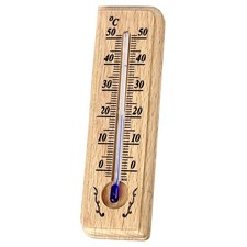 Holz Wandthermometer Innen