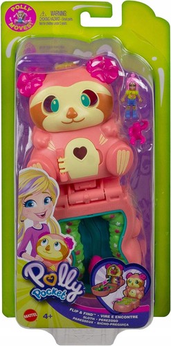 Polly pocket puppe - polly, faultier