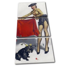 Vintage Girl Poster Sexy Retro