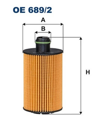 Filtron ölfilter 689 - oe, 689/2