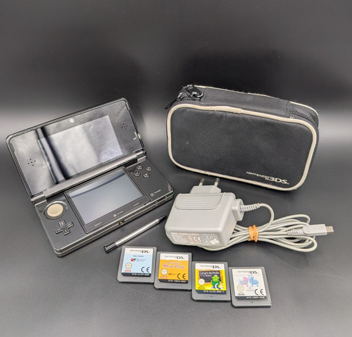 Nintendo 3ds konsole schwarz - 3ds, |