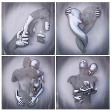 4 StüCke Liebe  3D Effekt