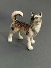 Hund Husky Dog Porzellan Figur