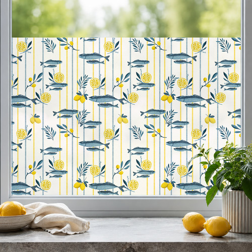 Fensterfolie mediterran - fensterfolie,