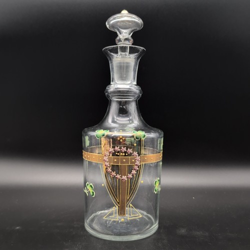 Glaskaraffe jugendstil - glaskaraffe,