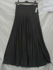 Plissee Strickrock schwarz 36