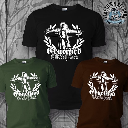 Crucified skinhead shirt 3xl - crucified, s-3xl