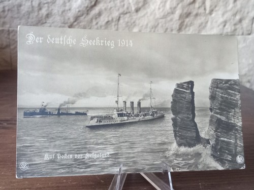 Postkarte helgoland feldpost - postkarte,