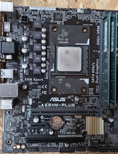 Asus a68hm plus mainboard 16gb - asus,