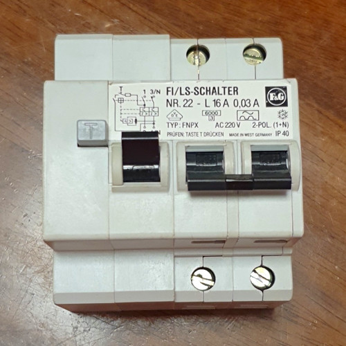 Eag schalter 22 16a - eag, fi/ls-schalter