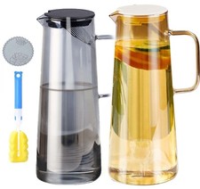 Glaskaraffe 1,8l Glas Deckel