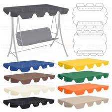 Ersatzdach für Gartenschaukel Hollywoodschaukel Sonnendach Dachbezug Farbwahl