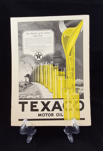 1920 antike texaco öl gas - antike,