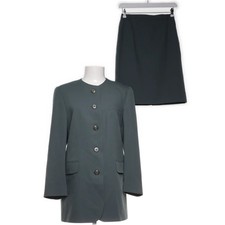 Delmod, Business Kostüm, Größe: 38, Acetat/Polyester/Wolle, Grau -aYG