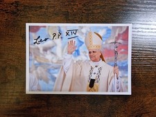 Papst Leo XIV Autogrammkarte