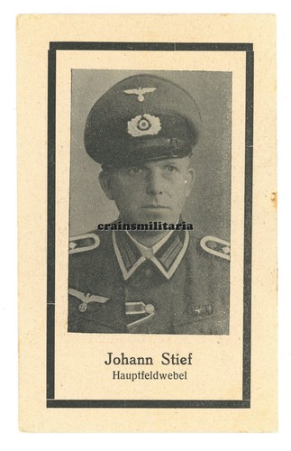 Orig sterbebild heer spiess - orig.,