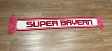 "SUPER BAYERN“ FC Bayern München Schal kein Ultra Trikot selten