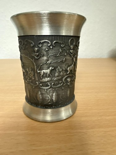 Rein zinn becher original - 2x,