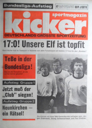 Kicker 6 1974 - 47, 6.6.