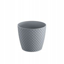 Blumentopf Stein Optik Grau