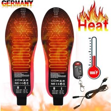 USB Beheizbare Einlegesohlen Schuheinlagen Heizsohlen Beheizte Mit Fernbedienung