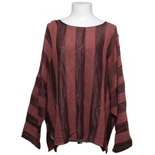 La Bottega di Brunella, Top, Größe: XL, Braun, Cupro/Leinen/Viskose, Damen #CSc