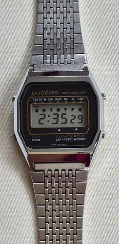 Vintage dugena lcd uhr - dugena,