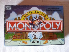 Monopoly Luxus Edition Brettspiel Spiel  Parker 1996  Vollständig Metallfiguren