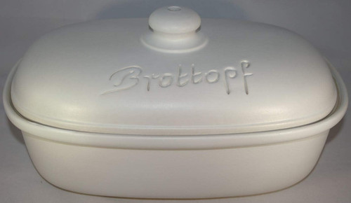 Brottopf weiss matt - 30,
