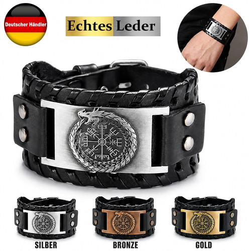 Herren armband echtes leder - herren,