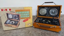 Spirit of St Louis Retro Radio Wecker verpackt Holz hervorragender Zustand schönes Geschenk 