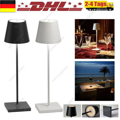 Dimmbar led akku tischleuchte - led,