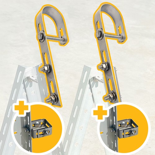 Solar modul halter round - modul,