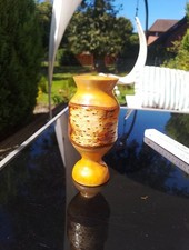 Deko Vase "Wood" aus Holz, Unikat, für Trocken Blumen & Kunst Zweige