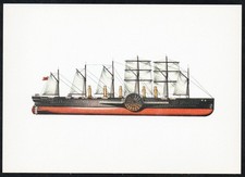 Great Eastern 1859  - Zeichnung: Swoboda