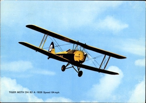 Zivilflugzeug doppeldecker - ak,
