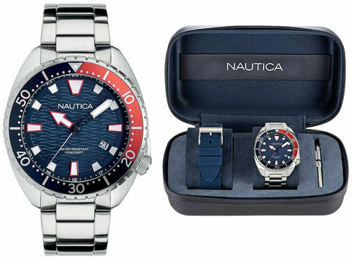 Herren uhr nautica stahl - herren,