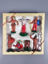 DDR Indianer-Sortiment Geschenkverpackung 570 F. Fischer Gummi Indianer OVP