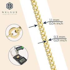 PANZERKETTE flach 333 Gold