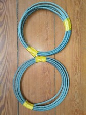 2 Stahlseile, Länge ca3,30m, Durchm. 6mm