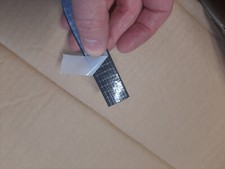 75m Moosgummi 20x2mm, EPDM Vierkantprofil 2mm Stärke einseitig selbstklebend
