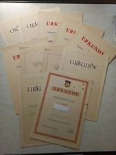 11 Urkunden Sport Schwerin aus