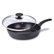 Schmorpfanne mit Glasdeckel