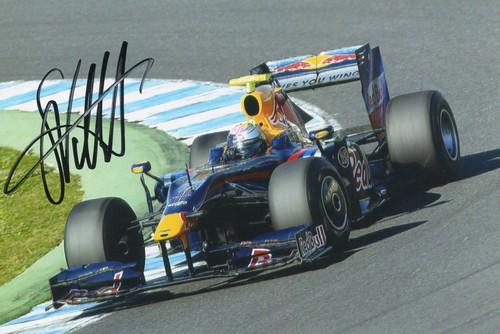 Sebastian vettel autogramm - -,