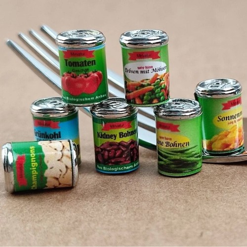 Miniatur konserven dosen - miniatur,
