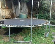 Gartentrampolin Outdoortrampolin 430cm 96 Federn bis 180kg Sicherheitsnetz