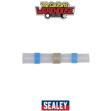 Sealey BTSSB25 Schrumpf-Stumpfverbinder Lötanschluss 16-14 AWG, blau -